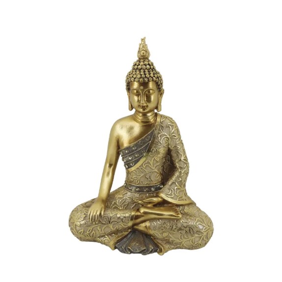 ΔΙΑΚΟΣΜΗΤΙΚΗ ΦΙΓΟΥΡΑ ΒΟΥΔΑΣ ΧΡΥΣΟ - 22.5x12.5x31cm 6/KIB – Αναβαθμίζει άμεσα τον χώρο σου | iroots.gr