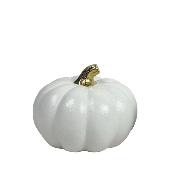 ΚΕΡΑΜΙΚΟ ΚΟΛΟΚΥΘΑ ΛΕΥΚΟ/ΧΡΥΣΟ ΜΑΤ ΜΙΚΡΟ - 15.2cm 18/ΚΙΒ – Ταιριάζει σε κάθε μοντέρνο ή επαγγελματικό χώρο | iroots.gr