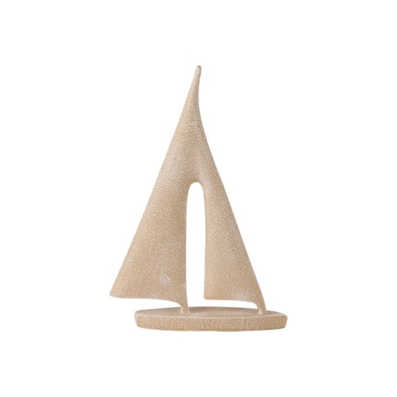 ΚΑΡΑΒΑΚΙ ΔΙΑΚΟΣΜΗΤΙΚΟ ΚΕΡΑΜΙΚΟ ΜΠΕΖ - 19x5x28.5cm 2/24ΚΙΒ – Ταιριάζει σε κάθε μοντέρνο ή επαγγελματικό χώρο | iroots.gr