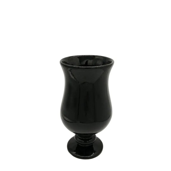 ΒΑΖΟ ΚΕΡΑΜΙΚΟ ΜΑΥΡΟ 16x28,2CM 8/box – Προσφέρει μοναδική αισθητική | iroots.gr