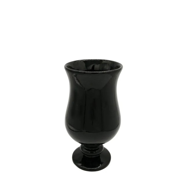 ΒΑΖΟ ΚΕΡΑΜΙΚΟ ΜΑΥΡΟ 16x28,2CM 8/box – Προσφέρει μοναδική αισθητική | iroots.gr