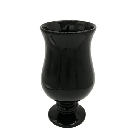 ΒΑΖΟ ΚΕΡΑΜΙΚΟ ΜΑΥΡΟ 20,7x38,6CM 4/box – Δημιουργεί αίσθηση πολυτέλειας χωρίς κόπο | iroots.gr