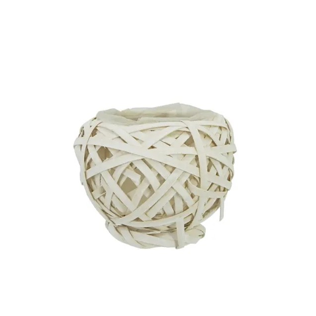 ΨΑΘΙΝΟ ΠΛΕΚΤΟ ΚΑΣΠΩ ΛΕΥΚΟ ΜΙΚΡΟ Φ15x12cm - 20/ΣΑΚ