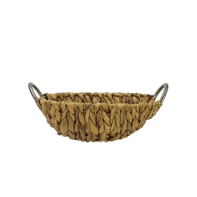 ΨΑΘΙΝΗ ΦΡΟΥΤΙΕΡΑ ΜΕ ΜΕΤΑΛΛΙΚΑ ΧΕΡΟΥΛΙΑ 30x20x10cm - 16/ΣΑΚ – Ταιριάζει σε κάθε μοντέρνο ή επαγγελματικό χώρο | iroots.gr