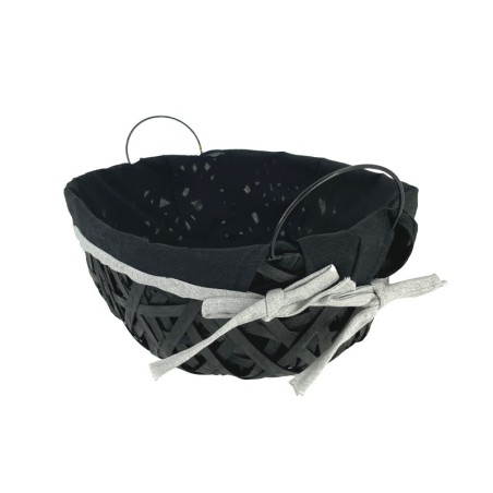 ΠΑΝΕΡΙ ΨΑΘΑ ΕΠΕΝΔΥΣΗ ΜΕ ΥΦΑΣΜΑ ΣΕΤ/3 ΜΑΥΡΟ/ΓΚΡΙ ΟΒΑΛ - L:39x29x12, M:34x24x11, S:30x20x10cm 6/KIB – Αναβαθμίζει άμεσα τον χώρο σ