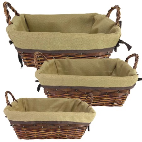 ΠΑΝΕΡΙ ΨΑΘΑ ΕΠΕΝΔΥΣΗ ΜΕ ΥΦΑΣΜΑ ΣΕΤ/3 ΚΑΦΕ ΟΡΘΟΓΩΝΙΟ - L:40x30x16, M:35x25x14, S:30x20x12cm 4/KIB – Προσφέρει μοναδική αισθητική 