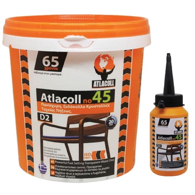 ATLACOLL Κόλλα κρυσταλλιζέ μπιμπερό Νο.45 750gr