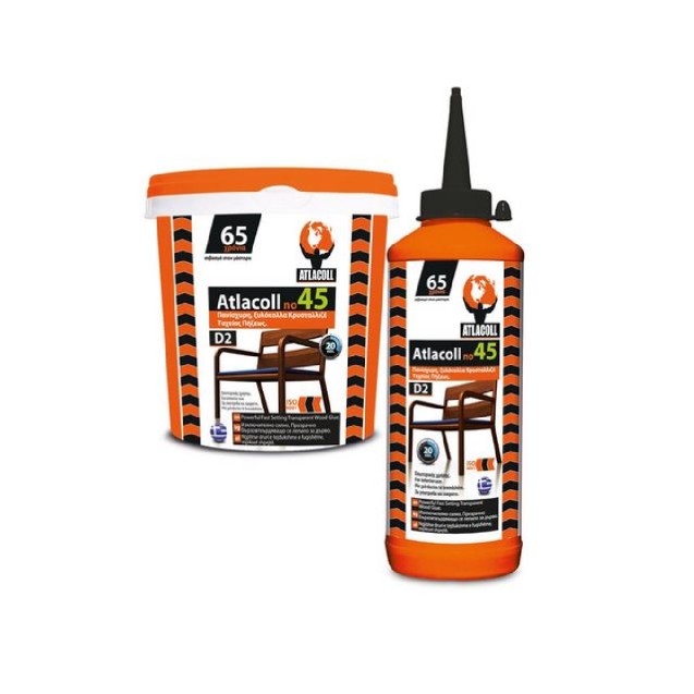 ATLACOLL Κόλλα κρυσταλλιζέ Νο.45 1000ml – Ταιριάζει σε κάθε μοντέρνο ή επαγγελματικό χώρο | iroots.gr