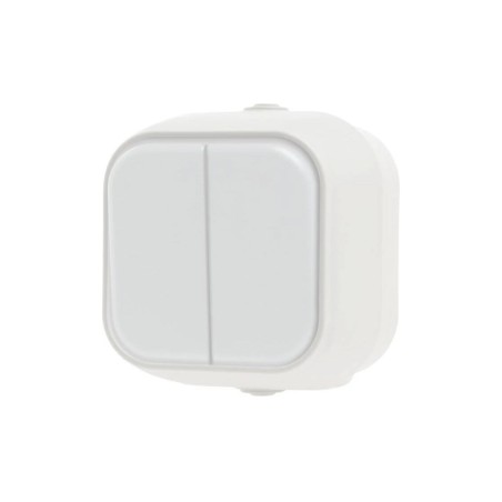 GEYER Διακόπτης a/r διπλός IP54 H2-B220M-W λευκός – Δημιουργεί αίσθηση πολυτέλειας χωρίς κόπο | iroots.gr