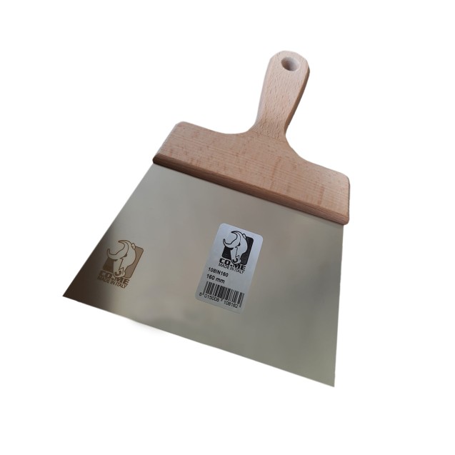 COME Σπατουλάδορος inox ξύλινη λαβή 160mm 108IN160 – Αναβαθμίζει άμεσα τον χώρο σου | iroots.gr