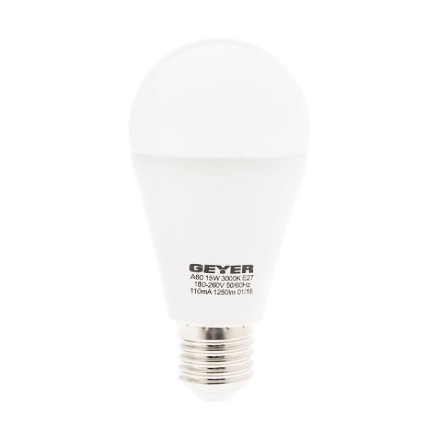 GEYER Λάμπα led Α60 E27 8W ψυχρό 806LM LADE279E
