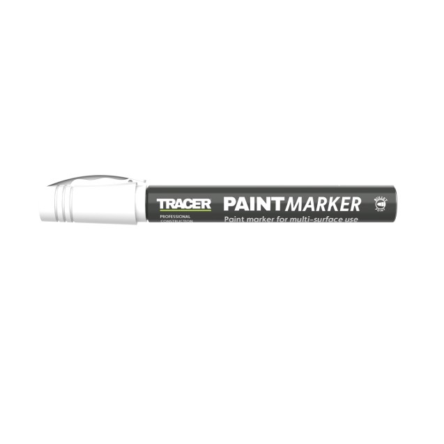 TRACER Μαρκαδόρος ανεξίτηλος βαρέως τύπου λευκός APTM2