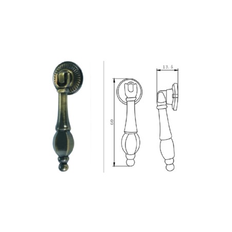 GTC ΠΟΜΟΛΑ ΛΑΒΗ mod. 109 BRONZE (6109) – Ταιριάζει σε κάθε μοντέρνο ή επαγγελματικό χώρο | iroots.gr