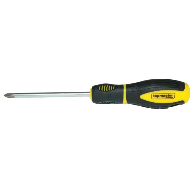 TOP MASTER Κατσαβίδι Cr-V PH1*100ΜΜ 221515