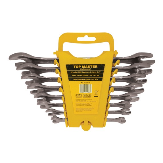 TOP MASTER Γερμανικό σετ 8τεμ Cr-V νίκελ 6-22ΜΜ 235116 – Δίνει premium χαρακτήρα στο περιβάλλον | iroots.gr