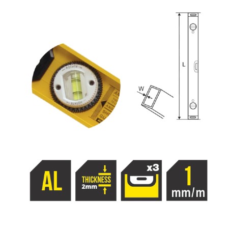 TOP MASTER Αλφάδι κίτρινο 3 αμπούλες 800ΜΜ 270302 – Προσφέρει μοναδική αισθητική | iroots.gr