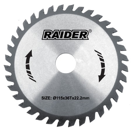 RAIDER Δίσκος κοπής ξύλου Φ20/ Φ180/24Δόντια 163102