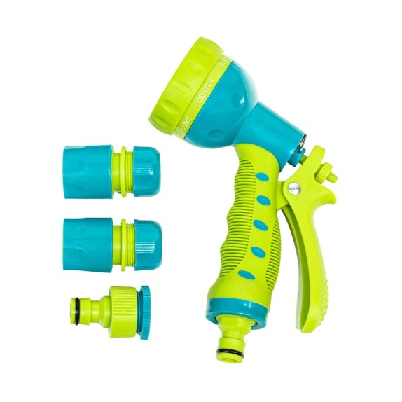 TOP GARDEN Πιστόλι νερού 7 θέσεων με soft grip σετ 4τεμ 1/2'' 380924 – Δημιουργεί αίσθηση πολυτέλειας χωρίς κόπο | iroots.gr