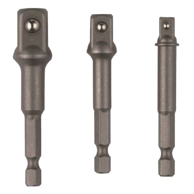 RAIDER Αντάπτορες σετ 3τεμ (ΑΠΌ 1/4'' ΣΕ 1/4'',3/8'',1/2'') 158904