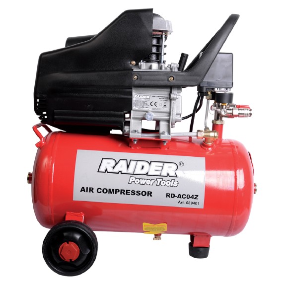 RAIDER Αεροσυμπιεστής 24L RD-AC04Z 1.5kW 089401 – Δίνει premium χαρακτήρα στο περιβάλλον | iroots.gr