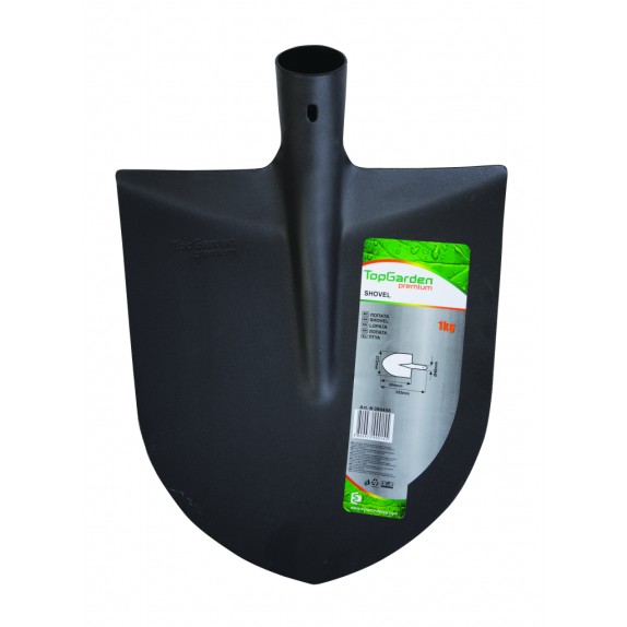 TOP GARDEN Φτυάρι κυρτό-μυτερό μαύρο 380458 – Δίνει premium χαρακτήρα στο περιβάλλον | iroots.gr