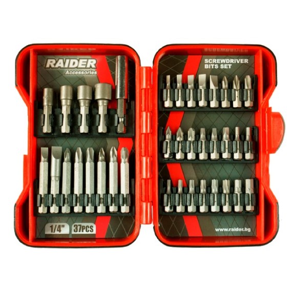 RAIDER Μύτες 1/4'' σετ 37τεμ 157793 – Δίνει premium χαρακτήρα στο περιβάλλον | iroots.gr