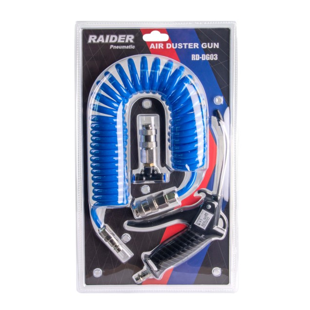 RAIDER Πιστόλι αέρος με λάστιχο σπιράλ 5m & βαλβίδα RD-DG03 089803 – Αναβαθμίζει άμεσα τον χώρο σου | iroots.gr