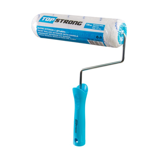 TOP STRONG Ρολό βαφής microfiber 23cm με λαβή 540675 – Ταιριάζει σε κάθε μοντέρνο ή επαγγελματικό χώρο | iroots.gr