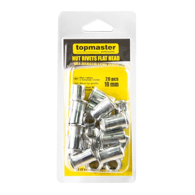 TOP MASTER Πριτσίνια με σπείρωμα 20τεμ 10*20mm 511159 – Ταιριάζει σε κάθε μοντέρνο ή επαγγελματικό χώρο | iroots.gr