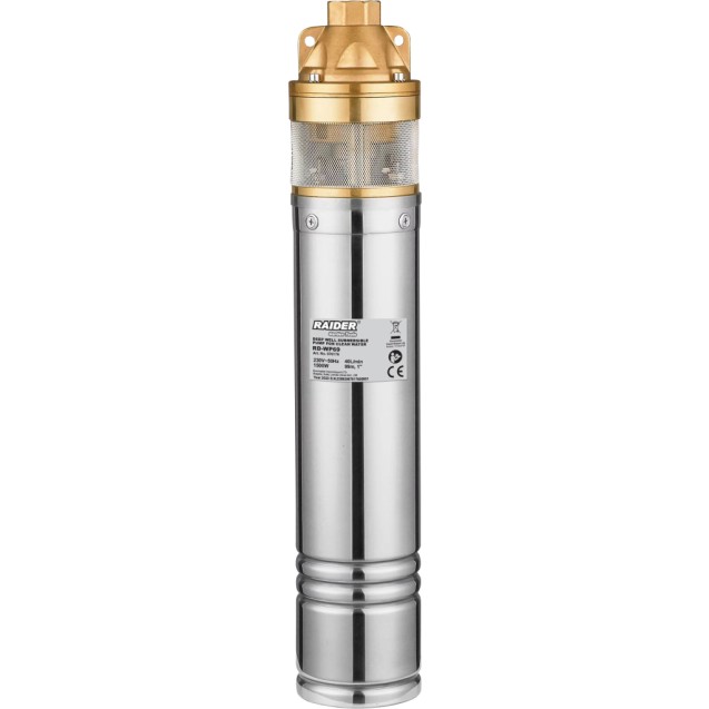RAIDER Αντλία γεωτρήσεων ομβρίων RD-WP69 1500W 1" 40L/min 99m 070176