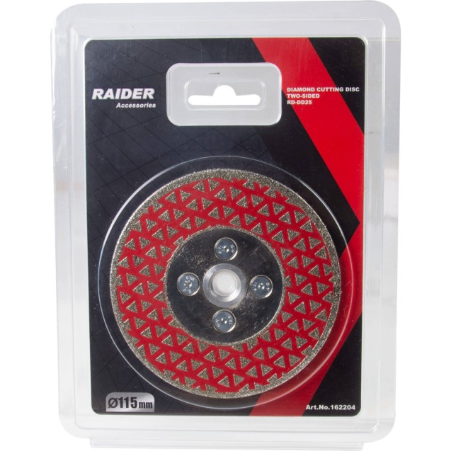 RAIDER Δίσκος λείανσης δομικών υλικών διαμαντέ 115x22.2mm M14 RD-DD25 162204