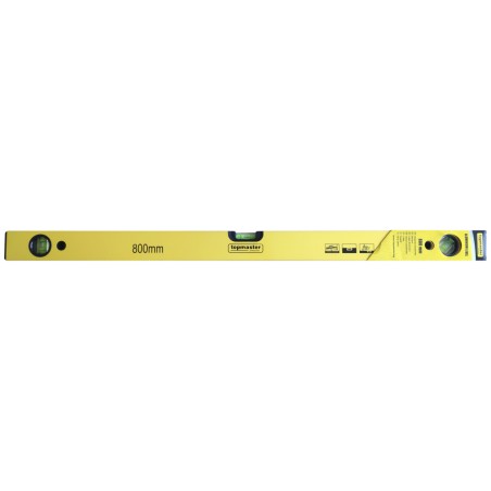 TOP MASTER Αλφάδι αλουμινίου 80cm με 3 μάτια 270803