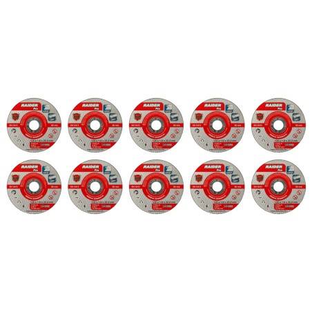 RAIDER Τροχός κοπής inox A60T 125*1.0*22.2mm σε μεταλικό κουτί 160158 (τιμή/τεμ)