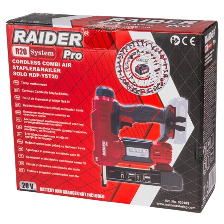 RAIDER R20 Solo Καρφωτικό μπαταρίας 20V για καρφιά 55&47 RDP-YST20 030185 – Δημιουργεί αίσθηση πολυτέλειας χωρίς κόπο | iroots.g