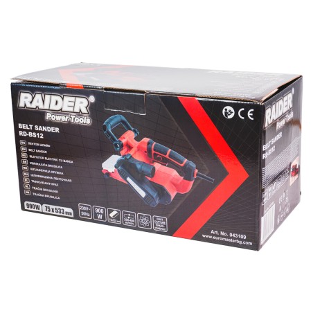 RAIDER Ταινιολειαντήρας 900W με ρύθμιση ταχύτητας και σύστημα αναρρόφησης RD-BS12 043109 – Δημιουργεί αίσθηση πολυτέλειας χωρίς 