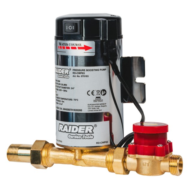 RAIDER Πιεστικό 90W 3/4" 20L/min 10m INOX RD-CWP83 070183 – Δίνει premium χαρακτήρα στο περιβάλλον | iroots.gr