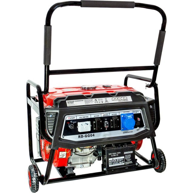 RAIDER Γεννήτρια βενζίνης τετράχρονη 5.5kVA RD-GG04 090101 – Δίνει premium χαρακτήρα στο περιβάλλον | iroots.gr
