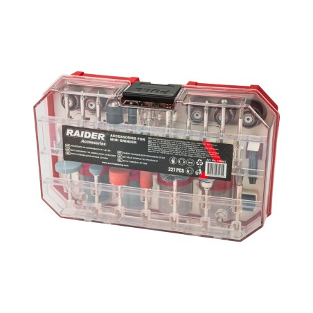 RAIDER Πολυεργαλείου εξαρτήματα σετ 227τεμ. σε κασετίνα 138407 – Ταιριάζει σε κάθε μοντέρνο ή επαγγελματικό χώρο | iroots.gr