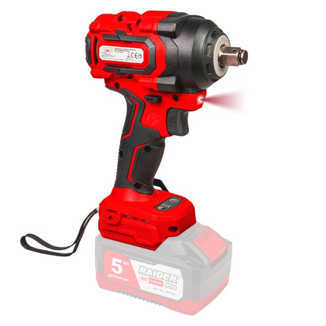 RAIDER R20 Solo Μπουλονόκλειδο 1/2" 550Nm RDP-55BBIW20 030197 – Αναβαθμίζει άμεσα τον χώρο σου | iroots.gr