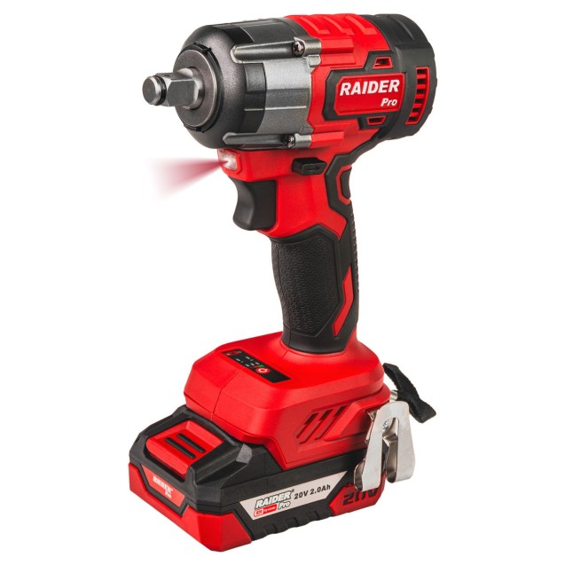 RAIDER R20 Σετ Γωνιακός τροχός,δραπανοκατσάβιδο & μπουλονόκλειδο 2x2Ah RDP-PBCDI20&SPAG20&PBIW20 030255 – Δίνει premium χαρακτήρ