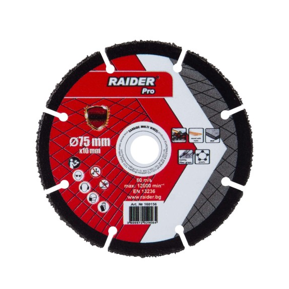 RAIDER Τροχός κοπής carbide 75x10mm 160156 – Αναβαθμίζει άμεσα τον χώρο σου | iroots.gr