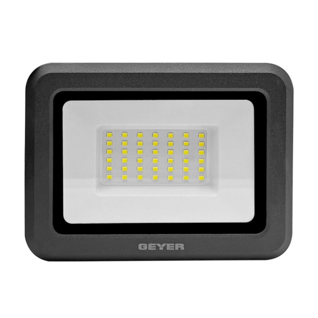 GEYER Προβολέας led μαύρος 30W 4000K 2700LM LPRM30CE – Προσφέρει μοναδική αισθητική | iroots.gr