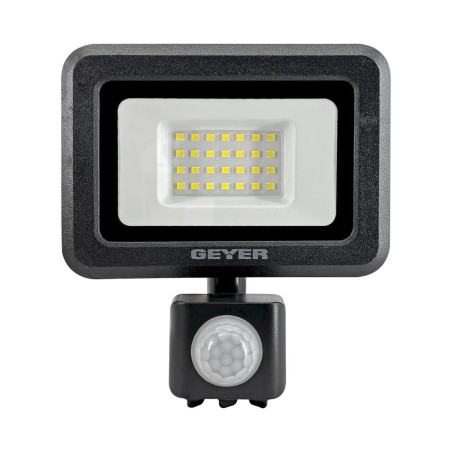 GEYER Προβολέας led μαύρος με ανιχνευτή κίνησης 20W 4000K LPRM20CES – Ταιριάζει σε κάθε μοντέρνο ή επαγγελματικό χώρο | iroots.g