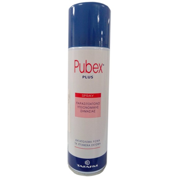 Pubex plus spray ετοιμόχρηστο 250ml TAFARM Εντομοκτόνα- Κατσαριδοκτόνα - Gel