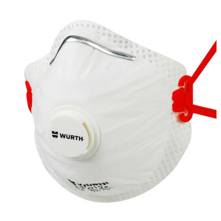 Μάσκα σωματιδίων - σταγονιδίων FFP2 Wurth με βαλβίδα 0899121100 – Προσφέρει μοναδική αισθητική | iroots.gr