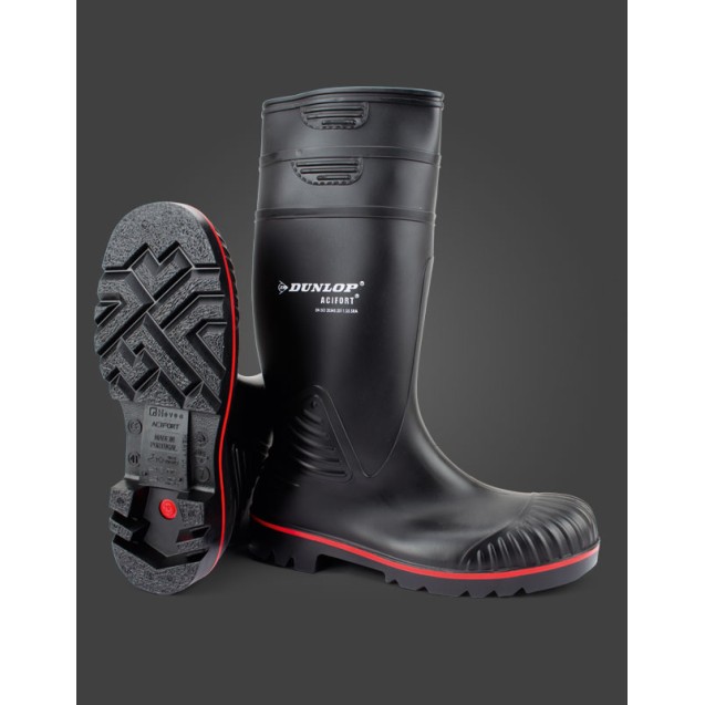 Acifort Μπότες γονάτου ασφαλείας Dunlop Acifort Heavy Duty S5 – Αναβαθμίζει άμεσα τον χώρο σου | iroots.gr
