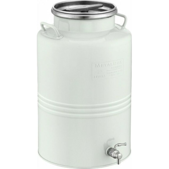 Ανοξείδωτο χρωματιστό δοχείο διαμέτρου 28cm 25lit – Δίνει premium χαρακτήρα στο περιβάλλον | iroots.gr