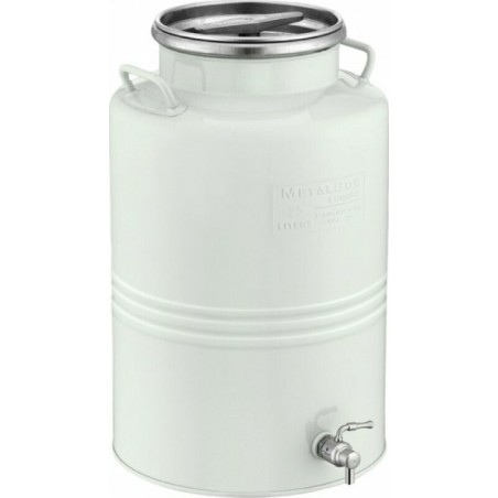 Ανοξείδωτο χρωματιστό δοχείο διαμέτρου 28cm 25lit – Δίνει premium χαρακτήρα στο περιβάλλον | iroots.gr