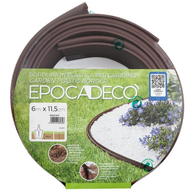Διαχωριστική Μπορντούρα Κήπου Epoca Deco 6m x 11,5cm