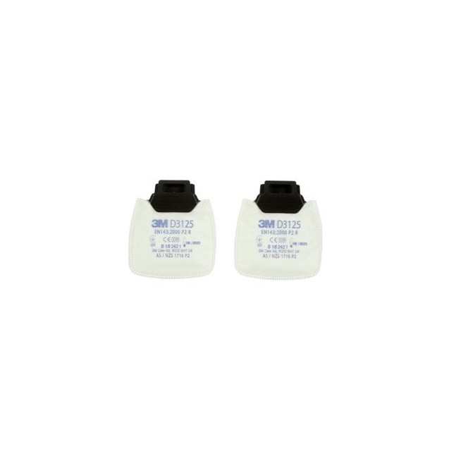 Φίλτρο 3Μ™ D3125 P2 R για μάσκα 3M™ Secure Click™ HF802 SD σετ